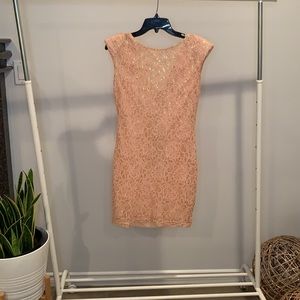 Peach Cocktail Dress